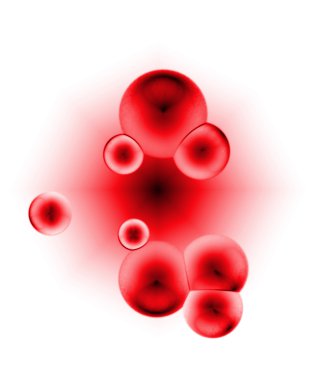 3D kırmızı hücreleri