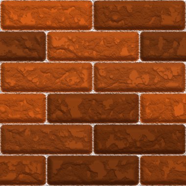 Red Brick Wall Texture clipart