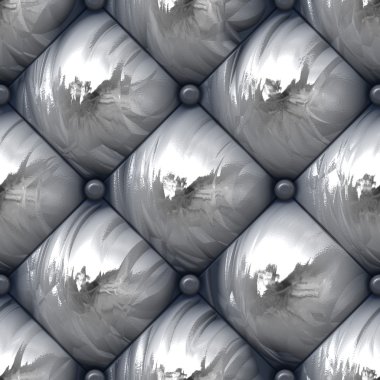 Shiny Padded Upholstery Pattern clipart