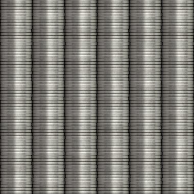 Silver Stacked Coins clipart