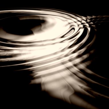 Eerie ripples sepia clipart