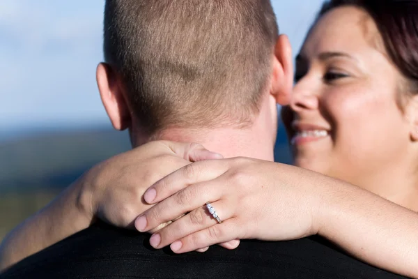 Couple fiancé — Photo