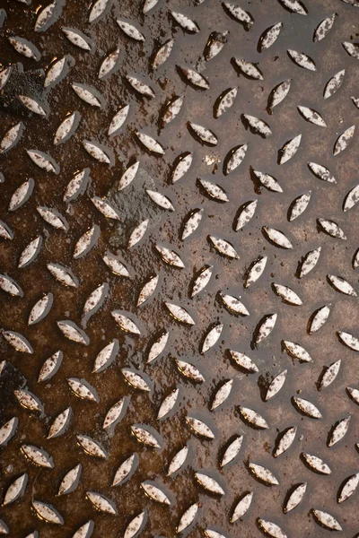 Rusty Diamond Plate — Stock Photo, Image