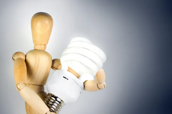 stock image Compact Fluorescent Bulb