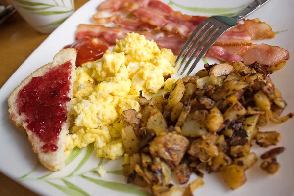 Big Delicious Breakfast — Stock Photo, Image