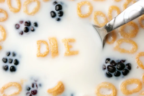 Cereal DIE Word — Stock Photo, Image