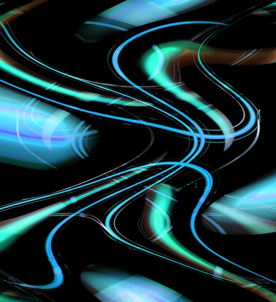 Abstract Glowing Lines — Stock Photo, Image