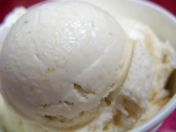 Ice cream macro — Stock Photo, Image