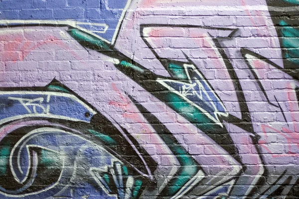 Pouliční graffiti spraypaint — Stock fotografie