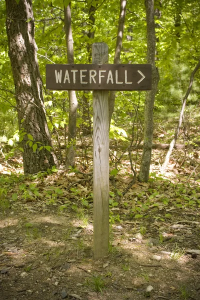 Waterfall Sign — Stock Photo, Image