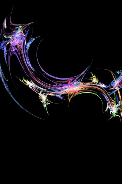 Regenboog fractal — Stockfoto