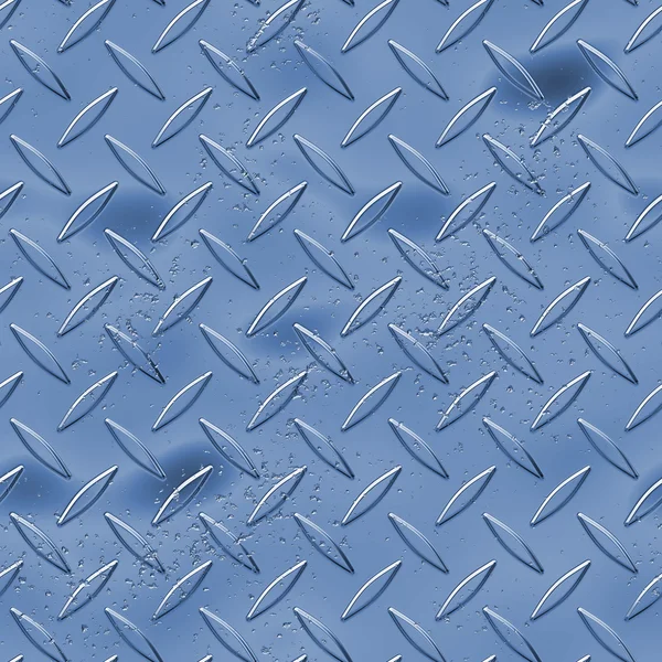 Blaue Diamantplatte — Stockfoto