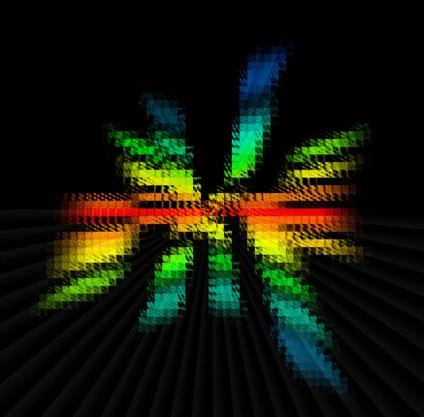 Цвет спектра размытия — стоковое фото
