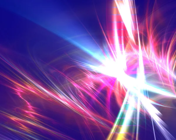 Arco iris eléctrico fractal —  Fotos de Stock