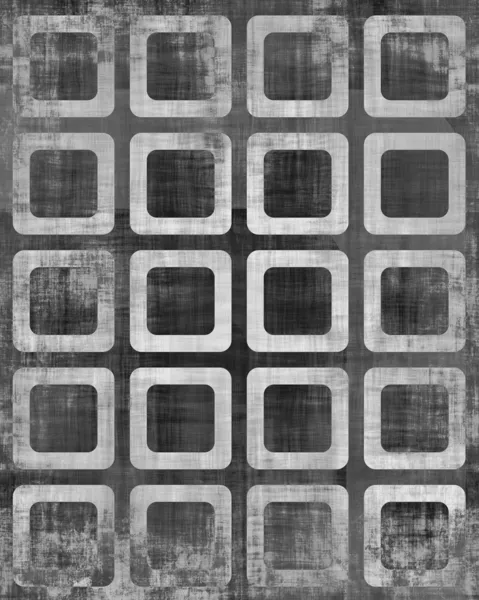 汚れた正方形のギャラリー — ストック写真