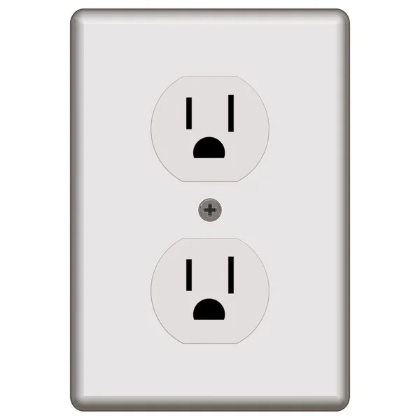 Standard Electrical Outlet — Stock Photo, Image