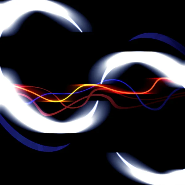 Funky formas de onda de audio — Foto de Stock