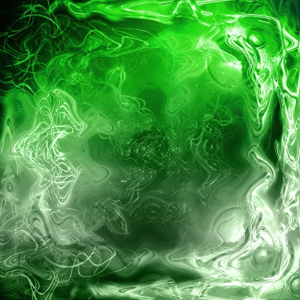 Plasma verde da matriz 3D — Fotografia de Stock