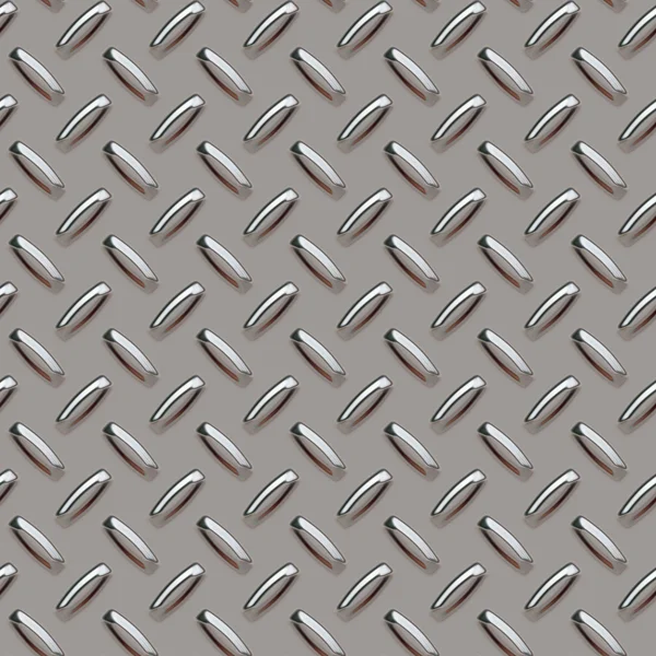 Grey diamond plate — Stock Photo, Image