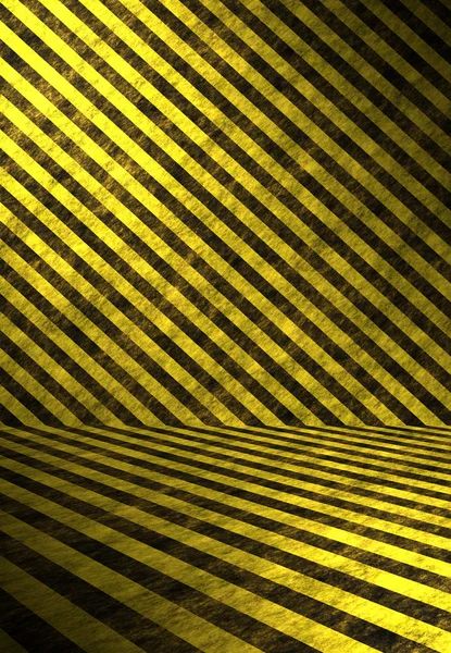 3D Hazard Stripes — стоковое фото