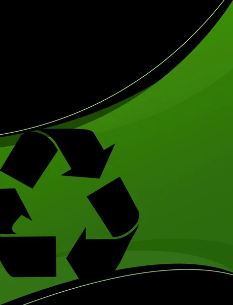 Layout de reciclagem — Fotografia de Stock