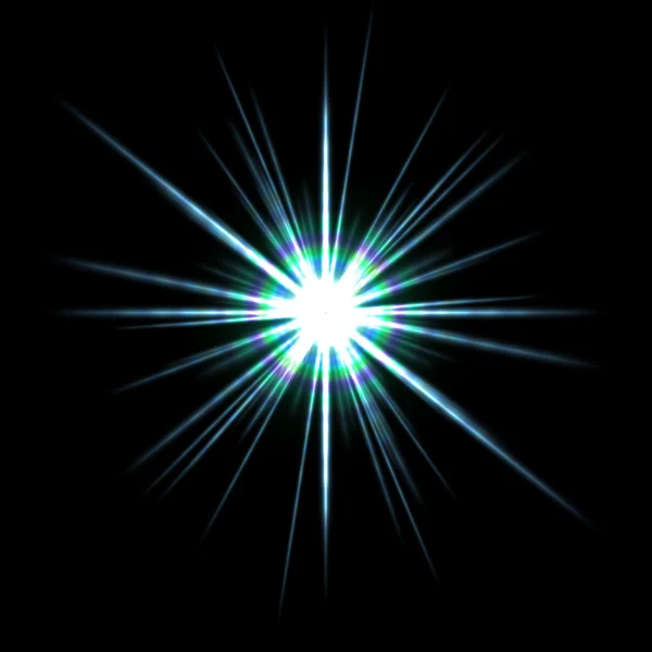 Solar Flare Star Burst — Stock Photo, Image