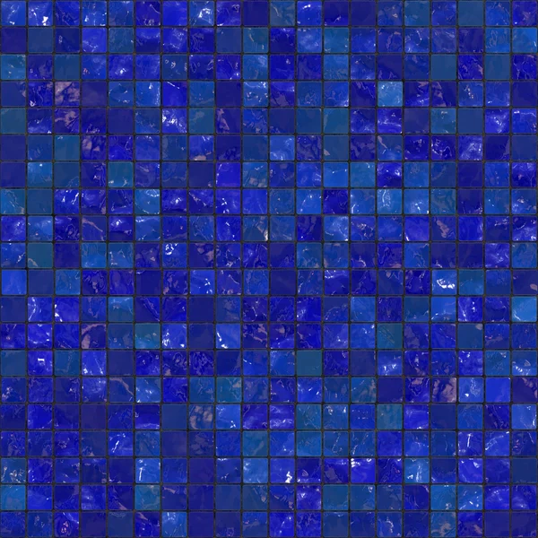 Blue Seamless Bathroom Tiles — Stock Photo, Image