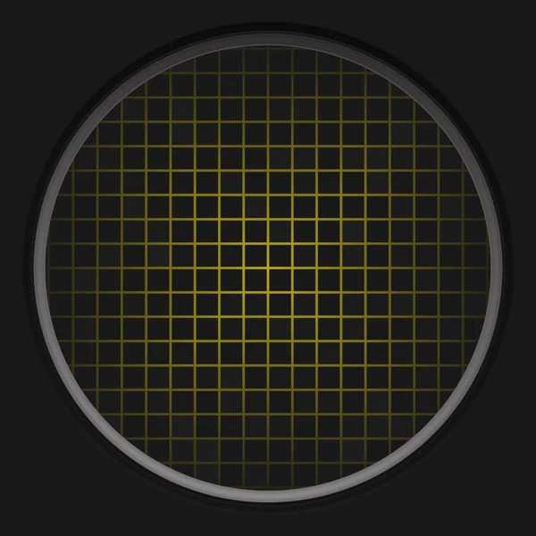 Grade de radar amarelo — Fotografia de Stock