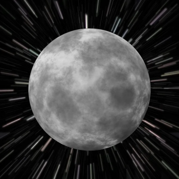 Campo stellare lunare — Foto Stock
