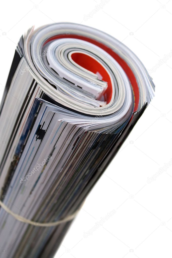 Rolled Up Magazines