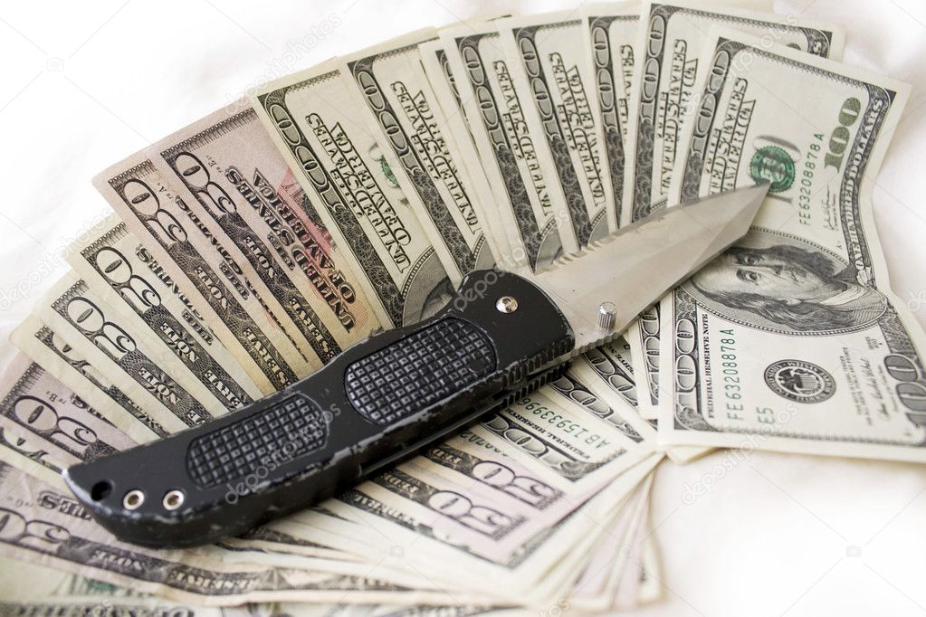 Dirty Cash and Knife