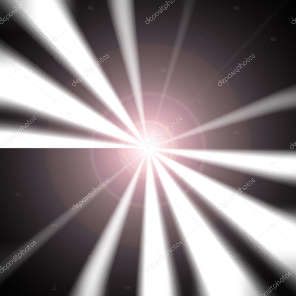 Lens flare vortex