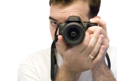 Photographer Shooting clipart