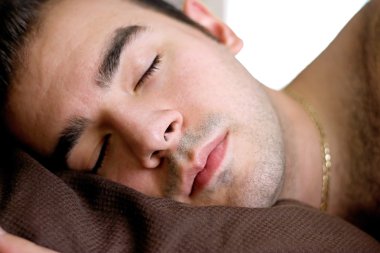 Sleeping Man clipart