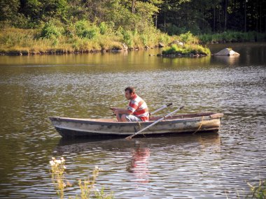 Fishing boat clipart