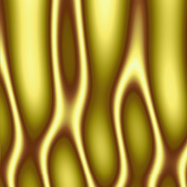 Gold Abstract Flames clipart