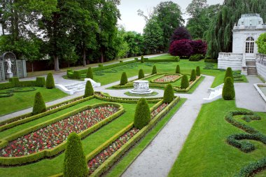 Ornate Park Garden clipart