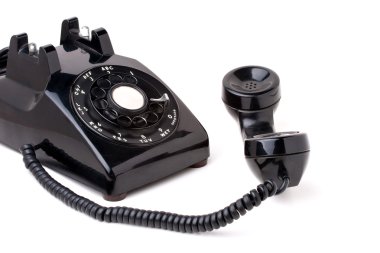 Old Vintage Telephone Off the Hook clipart