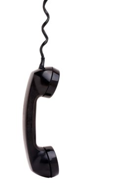 Old Phone Handset Hanging clipart