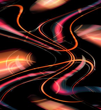 Abstract Glowing Lines clipart