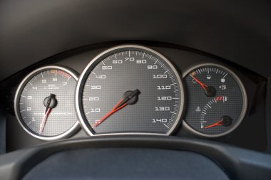 Modern Car Gauge Cluster clipart