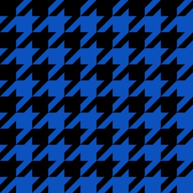 Blue Houndstooth Pattern clipart