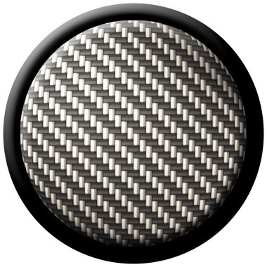 Carbon fiber button clipart