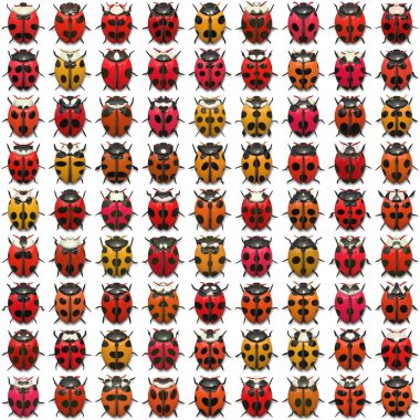 Ladybugs Pattern clipart