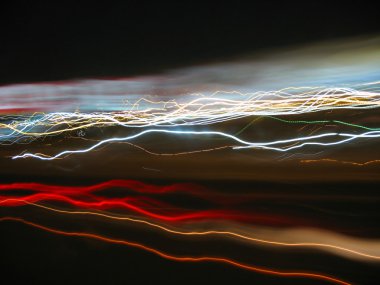 Abstract light trails clipart