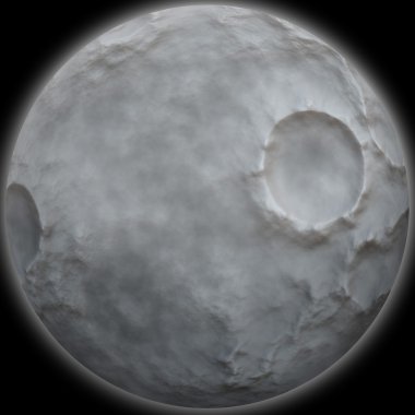 3d moon clipart