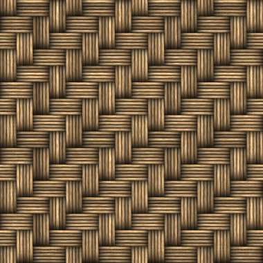 Wicker Woven Basket Texture clipart