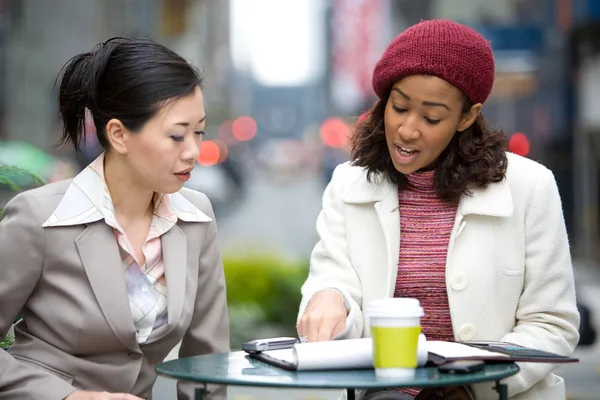 Business Meeting in the City — Stock Photo, Image