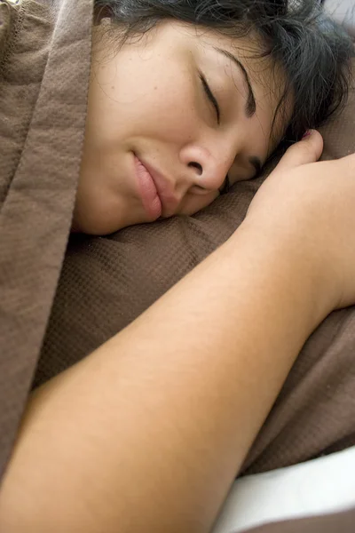 Spící žena — Stock fotografie