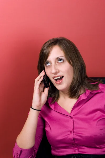 Woman On The Phone — Stock Photo, Image